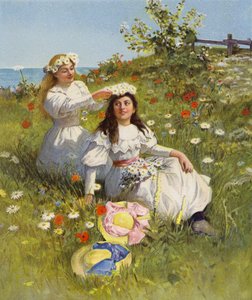 Rainha de maio (litografia a cores) de English School