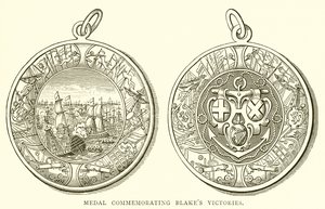 Medalha Comemorando Blakes Vitórias de English School