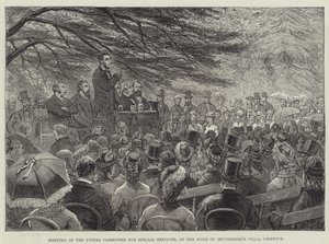 Reunião do United Committee for Special Services, no Duke of Devonshire