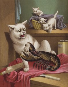 Meg e a lagosta (chromolitho) de English School