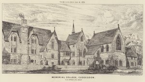 Memorial College, Cuddesdon (gravura) de English School