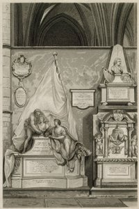 Memoriais e estátuas na Abadia de Westminster, Londres de English School