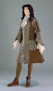 Casaco para homem, 1720 (bordado a oeste do País de Gales) de English School