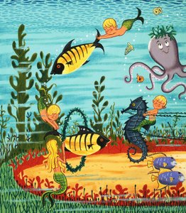 Pessoas sereia de English School