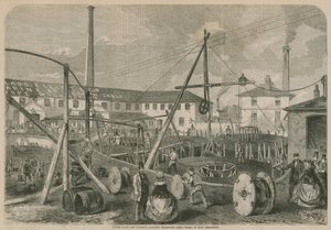 Srs. Glass e Elliotts Atlantic Telegraph Cable Works em East Greenwich de English School
