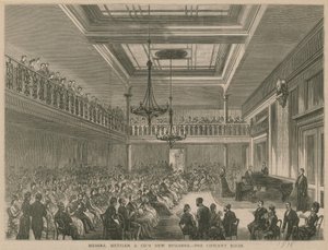Sr. Metzler & Cos novo edifício - a sala de concertos de English School