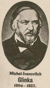 Michel-Ivanovitch Glinka (gravura) de English School