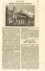 Middle Temple Hall de English School