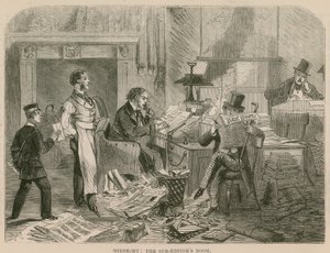 Meia-noite: A sala dos subeditores de English School