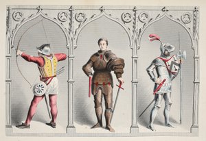 Traje Militar em meados do século XV de English School