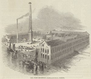 Mill Bank Depository, Ranelagh-Road, Pimlico (gravura) de English School