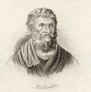 Miltiades the Younger, do &39;Crabb&39;s Historical Dictionary&39;, publicado em 1825 de English School