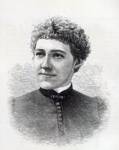 Senhorita Charlotte Robinson, Art Home Decorator para Sua Majestade, 1887 de English School