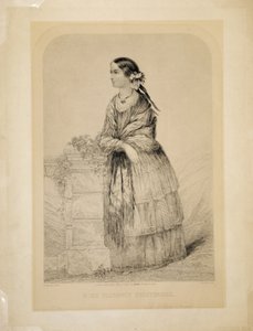 Miss Florence Nightingale: O Soldiers Friend de Elston, gravado por TH Ellis, pub. por Ellis, 51 Jewin Street, Cidade de Londres, 1º de maio de 1856 de English School