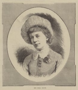 Menina Hilda Hilton (gravura) de English School