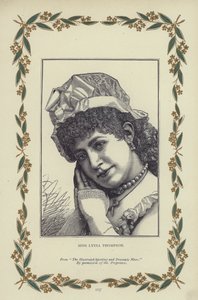 Miss Lydia Thompson (gravura) de English School