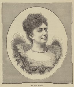 Miss Rose Leclercq (gravura) de English School