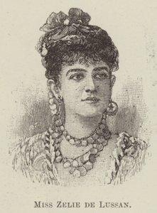 Miss Zelie de Lussan (gravura) de English School