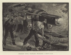 Modern Naval Warfare, trabalhando uma arma de navios de English School