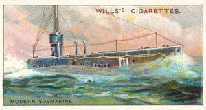 Submarino Moderno (chromolitho) de English School