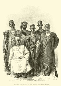 Mohammedan Negroes of the Senegal and Niger Basins (gravura) de English School