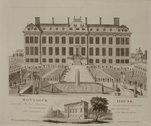 Casa Montague, agora o Museu Britânico, 1813 de English School