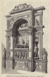 Monumento do Doge Vendramini, Veneza, Latter Part of Fifteenth Century (gravura) de English School