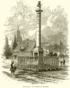 Monumento, para, Wolfe, em, quebec de English School