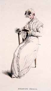 Vestido matinal, Setembro 1811, do "Repositório de Artes" de Ackermann de English School