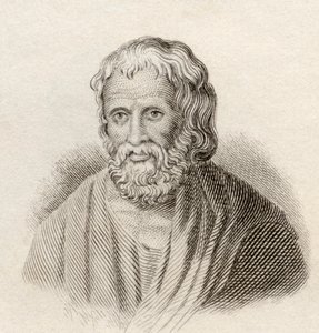 Moschion, do "Dicionário Histórico de Crabb", publicado em 1825 de English School
