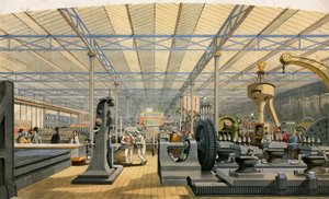 Máquinas Móveis, Grande Exposição, 1851 de English School
