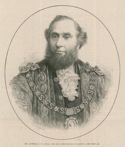 Sr. Alderman JW Ellis, o novo Lord Mayor de Londres de English School