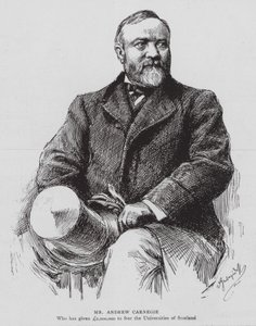 Andrew Carnegie (litografia) de English School