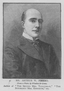Sr. Arthur W Pinero (gravura) de English School