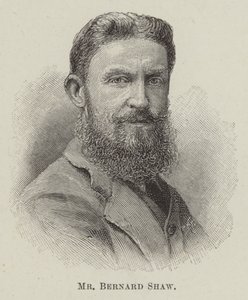Sr. Bernard Shaw (gravura) de English School