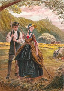 Sr. Burchell e Sophia no Hayfield de English School