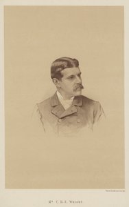 Sr. C B E Wright (litho) de English School