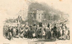 Sr. Emidy dirigindo vinte e oito cavalos de Londres para Greenwich de English School