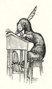 Sr. Ferret no Trabalho (litho) de English School