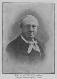 Sr. G Aitchison, ARA (gravura) de English School