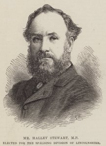 Sr. Halley Stewart, Deputado, eleito para a Divisão Spalding de Lincolnshire (gravura) de English School