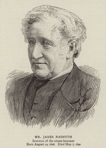Sr. James Nasmyth (gravura) de English School