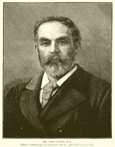 Sr. John Burns, deputado de English School