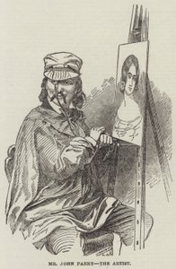 Sr. John Parry, o Artista (gravura) de English School