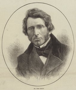 Sr. John Ruskin (gravura) de English School