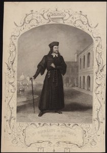 Mr Macready como Shylock de English School
