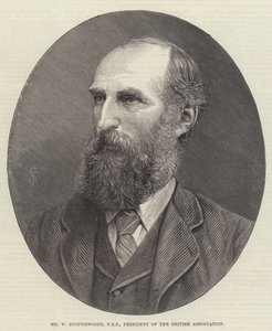 Sr. W Spottiswoode, FRS, Presidente da Associação Britânica (gravura) de English School