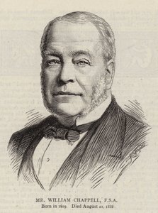 Sr. William Chappell, FSA (gravura) de English School