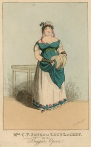Mrs CF Jones como Lucy Locket na Beggars Opera de English School