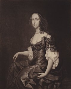 Sra. Ireton (Bridget Cromwell), filha mais velha de Oliver Cromwell (litografia) de English School